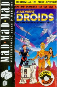Star Wars: Droids Commodore 64 US box art